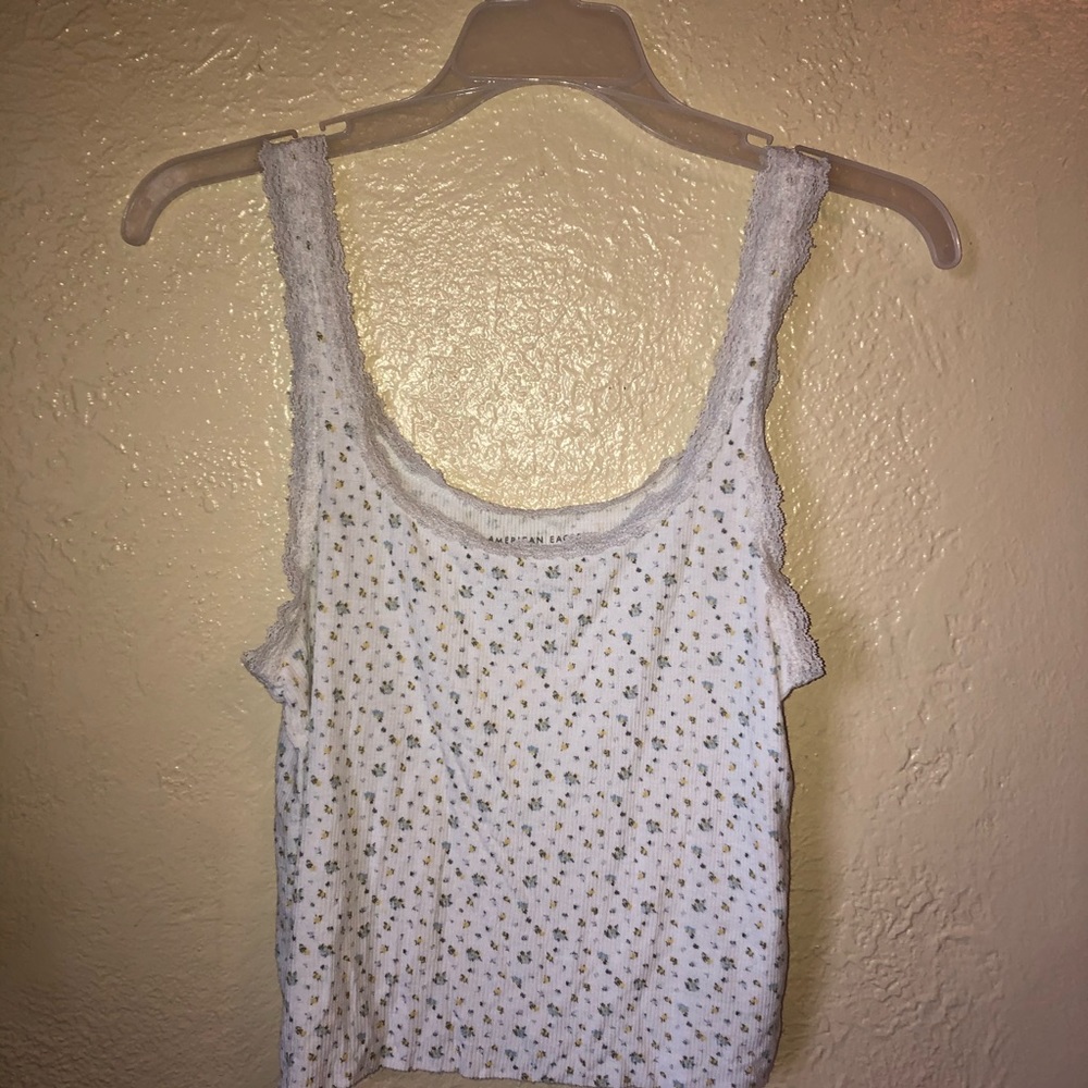 American eagle cropped tank top